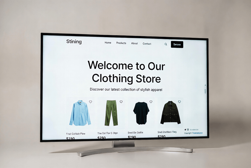 طراحی سایت فروشگاه پوشاک